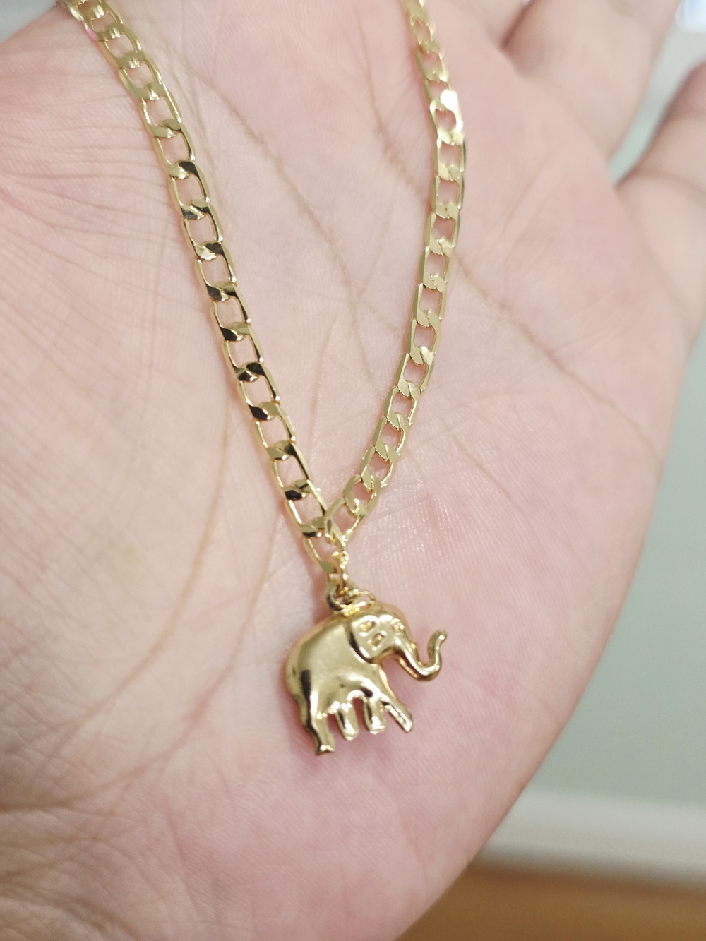 14k Gold Plated Elephant Charm Bracelet - Women's Gold Tone Bracelet